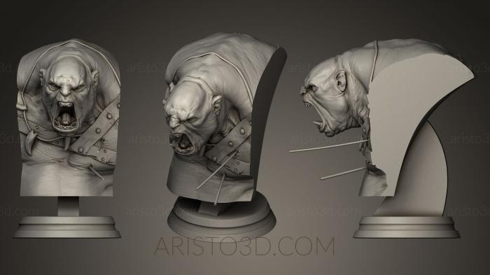 Busts of heroes and monsters (BUSTH_0249) 3D model for CNC machine